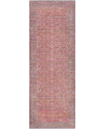 Aimée washable area rug - Rose / Runner / 2’7’’ x