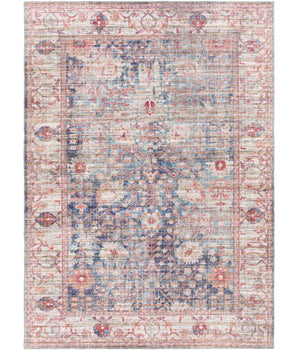 Anaïs washable area rug - Red / Rectangle / 5x7 - Area Rugs