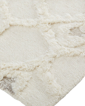 Anica moroccan wool tufted area rug - Area Rugs