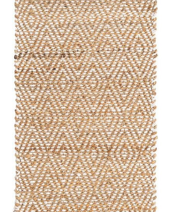 Assam braided jute rug - Natural/Ivory / Runner / 2’ 2 x