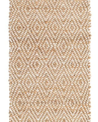 Assam braided jute rug - Natural/Ivory / Runner / 2’ 2 x