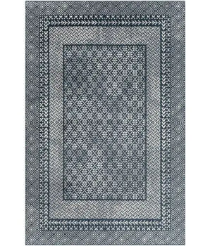 Azraq washable area rug - Ink Blue / Rectangle / 5x7 - Area