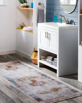 Aztech washable area rug - Area Rugs