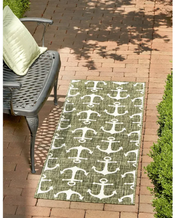 Beach/nautical outdoor coastal ahoy rug - Area Rugs