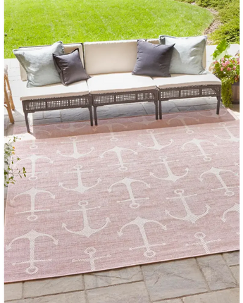 Beach/nautical outdoor coastal ahoy rug - Area Rugs