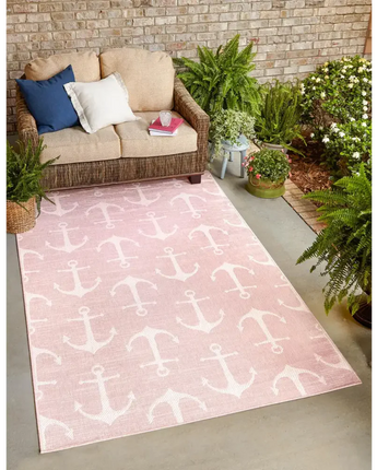 Beach/nautical outdoor coastal ahoy rug - Area Rugs