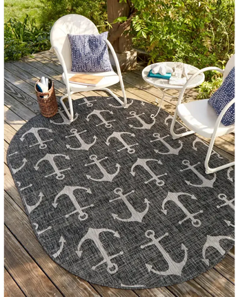 Beach/nautical outdoor coastal ahoy rug - Rugs