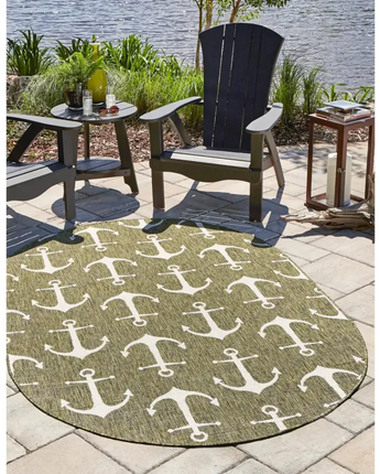 Beach/nautical outdoor coastal ahoy rug - Area Rugs