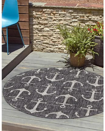 Beach/nautical outdoor coastal ahoy rug - Rugs