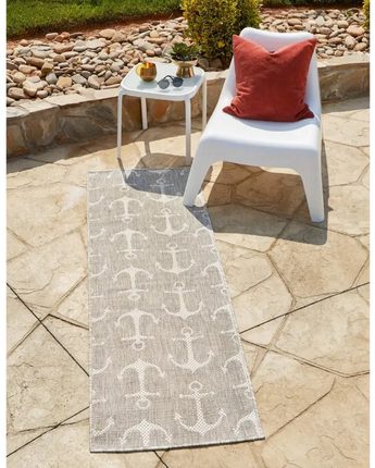 Beach/nautical outdoor coastal ahoy rug - Rugs