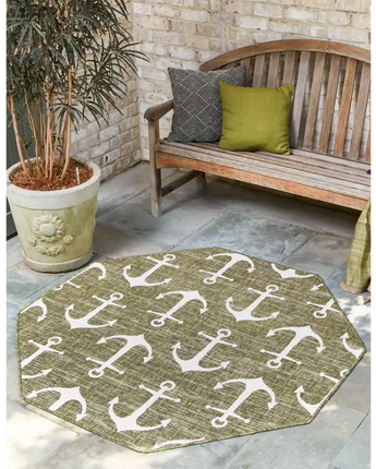 Beach/nautical outdoor coastal ahoy rug - Area Rugs