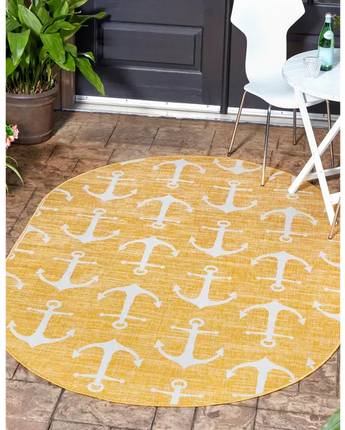 Beach/nautical outdoor coastal ahoy rug - Area Rugs