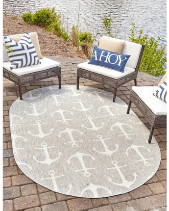 Beach/nautical outdoor coastal ahoy rug - Rugs