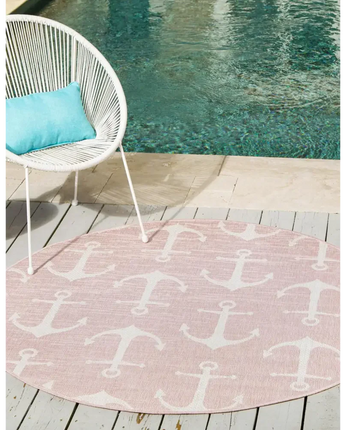 Beach/nautical outdoor coastal ahoy rug - Area Rugs