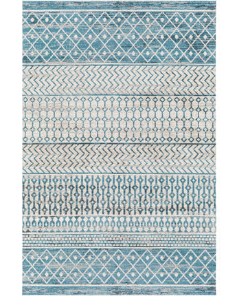 Bleu washable area rug - Ink Blue / Rectangle / 5x7 - Area