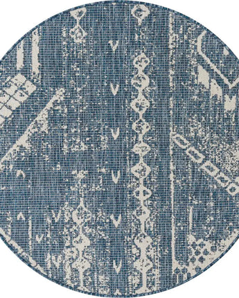 Bohemian outdoor bohemian anthro rug - Blue / 4’ 1’’