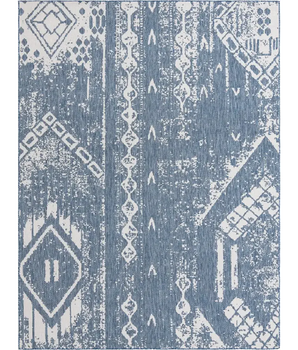 Bohemian outdoor bohemian anthro rug - Blue / 9’ 0’’