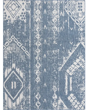 Bohemian outdoor bohemian anthro rug - Blue / 9’ 0’’