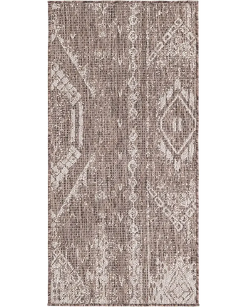 Bohemian outdoor bohemian anthro rug - Brown / 2’ 0’’