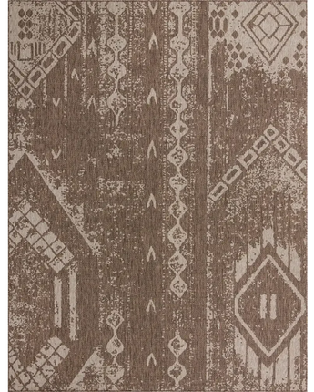 Bohemian outdoor bohemian anthro rug - Brown / 9’