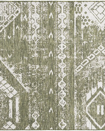 Bohemian outdoor bohemian anthro rug - Green / 5’ 3’’