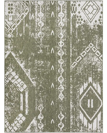 Bohemian outdoor bohemian anthro rug - Green / 9’