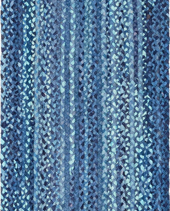 Braided chindi rug - Blue / Runner / 2’ 6 x 6’ Runner