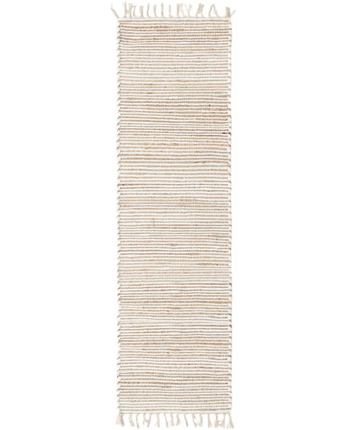 Chindi jute rug - Beige / Runner / 2’ 7 x 10’ Runner