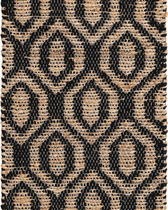 Chindi jute rug - Black / Runner / 2’ 2 x 6’ Runner