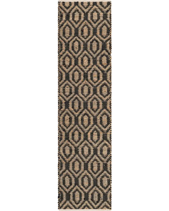 Chindi jute rug - Black / Runner / 2’ 7 x 10’ Runner