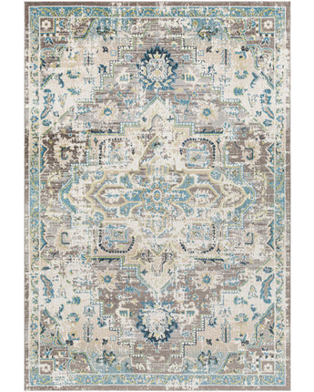 Cielo washable area rug - Blue / Rectangle / 5x7 - Area Rugs