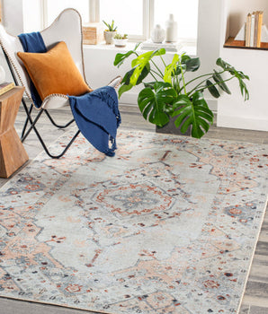 Clementine washable area rug - Area Rugs