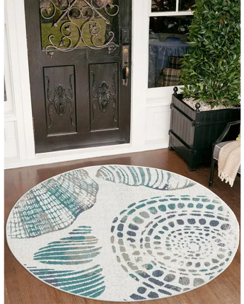 Coastal outdoor coastal bodrum rug - Area Rugs