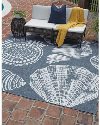 Coastal outdoor coastal bodrum rug - Area Rugs