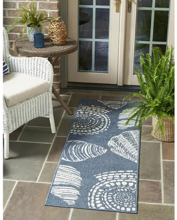 Coastal outdoor coastal bodrum rug - Area Rugs