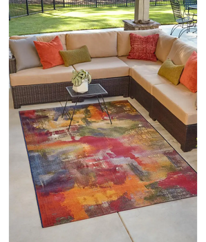 Contemporary outdoor modern azera rug - Area Rugs