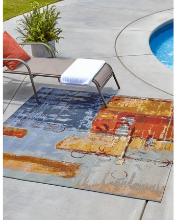 Contemporary outdoor modern baja rug - Area Rugs