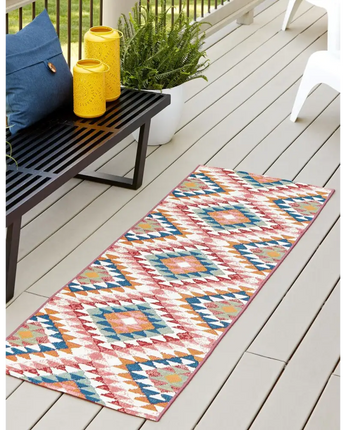 Contemporary outdoor southwestern fethiye rug - Area Rugs