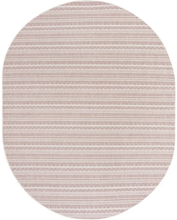 Contemporary outdoor striped maia rug - Red / 7’ 10’’