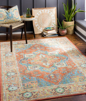 Dahlia washable area rug - Area Rugs