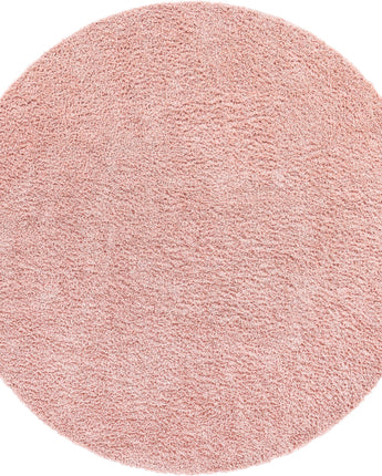 Davos shag rug (round) - Dusty Rose / Round / 6 Ft Round