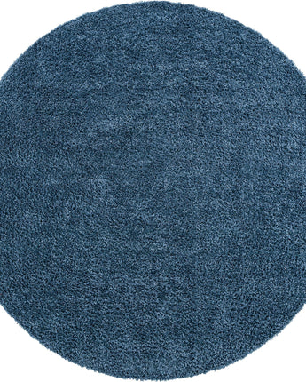 Davos shag rug (round) - Marine Blue / Round / 6 Ft Round