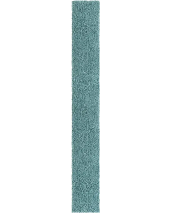 Davos shag rug (runners) - Aqua / Runner / 2’ 7 x 20’