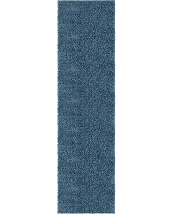 Davos shag rug (runners) - Marine Blue / Runner / 2’ x