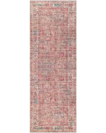 Delphine washable area rug - Fuchsia Pink / Runner