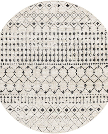 Desiree washable area rug - Beige / Round / 6’7’’