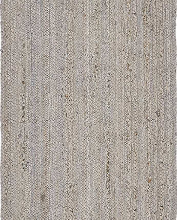 Dhaka braided jute hand woven rug - Gray / Runner / 2’ 6