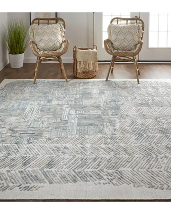 Elias over tufted space dyed rug - Area Rugs