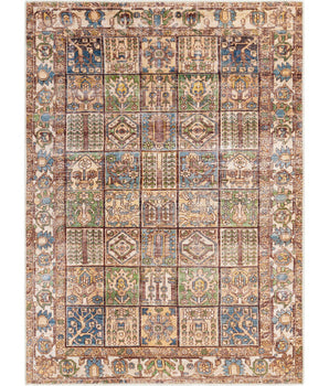 Élise washable area rug - Dark Blue / Multi / Rectangle