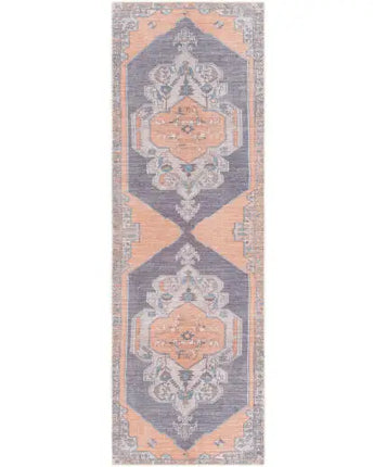 Élodie washable area rug - Coral / Runner / 2’7’’ x